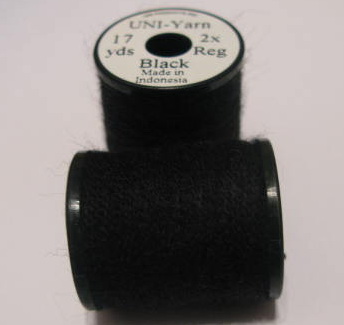 UNI- Yarn 17 yds 2x black